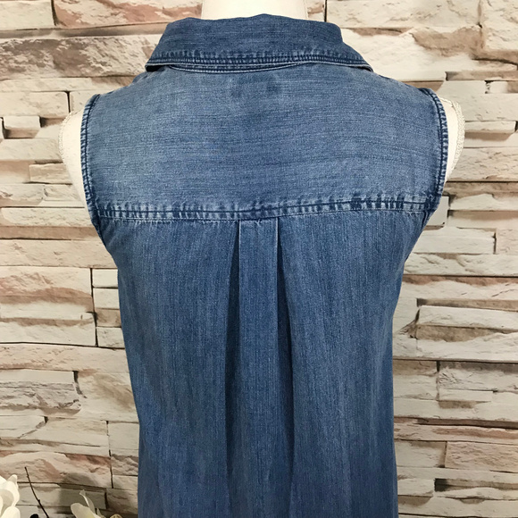 J.Crew Blue Denim Dress Sz XXS (F15) - Picture 6 of 8